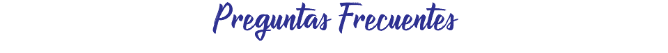 Preguntas Frecuentes